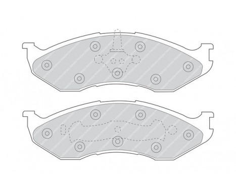 Bromsbeläggssats, skivbroms PREMIER FDB929 Ferodo, bild 2