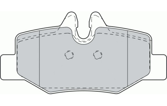 Bromsbeläggssats, skivbroms PREMIER FVR1494 Ferodo, bild 2