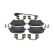 Bromsbeläggssats, skivbroms PREMIER FVR1644 Ferodo, miniatyr 7