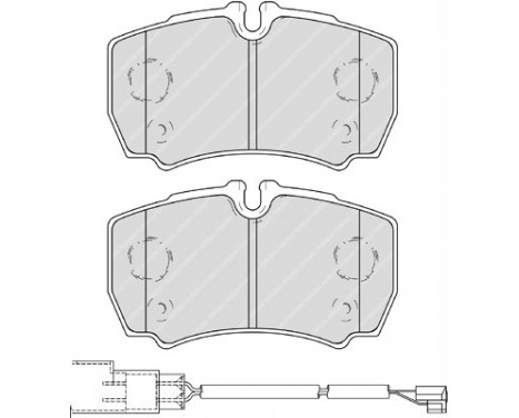 Bromsbeläggssats, skivbroms PREMIER FVR4251 Ferodo, bild 2