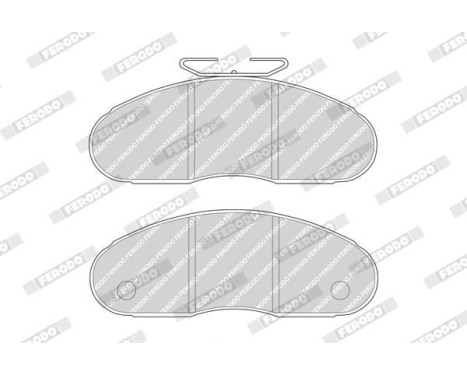 Bromsbeläggssats, skivbroms PREMIER FVR791 Ferodo, bild 3