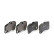 Bromsbeläggssats, skivbroms PRIME LINE P 65 035 Brembo, miniatyr 2