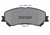 Bromsbeläggssats, skivbroms Q+ 2234701 Textar