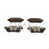 Bromsbeläggssats, skivbroms QP0406C Quaro