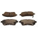 Bromsbeläggssats, skivbroms QP0558C Quaro