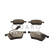 Bromsbeläggssats, skivbroms QP1193C Quaro