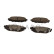 Bromsbeläggssats, skivbroms QP1485C Quaro