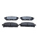 Bromsbeläggssats, skivbroms QP1623C Quaro, miniatyr 2
