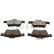 Bromsbeläggssats, skivbroms QP2195C Quaro
