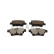 Bromsbeläggssats, skivbroms QP2530C Quaro