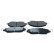 Bromsbeläggssats, skivbroms QP2576C Quaro