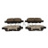 Bromsbeläggssats, skivbroms QP2605C Quaro