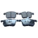 Bromsbeläggssats, skivbroms QP2850C Quaro