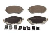 Bromsbeläggssats, skivbroms QP2884 Quaro