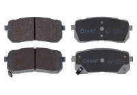 Bromsbeläggssats, skivbroms QP3355 Quaro