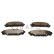 Bromsbeläggssats, skivbroms QP4019C Quaro