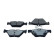 Bromsbeläggssats, skivbroms QP4086C Quaro