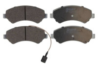 Bromsbeläggssats, skivbroms QP4930 Quaro