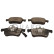 Bromsbeläggssats, skivbroms QP5196C Quaro