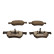 Bromsbeläggssats, skivbroms QP6600C Quaro