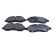 Bromsbeläggssats, skivbroms QP6685C Quaro