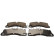 Bromsbeläggssats, skivbroms QP7047C Quaro