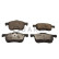 Bromsbeläggssats, skivbroms QP7321C Quaro
