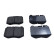 Bromsbeläggssats, skivbroms QP7363C Quaro Bromsbeläggssats, skivbroms QP7363C Quaro