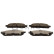 Bromsbeläggssats, skivbroms QP7379C Quaro