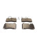 Bromsbeläggssats, skivbroms QP7780C Quaro