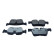 Bromsbeläggssats, skivbroms QP7889C Quaro