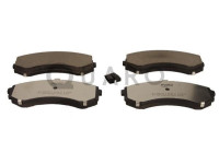 Bromsbeläggssats, skivbroms QP8010C Quaro