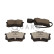 Bromsbeläggssats, skivbroms QP8041C Quaro