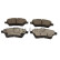 Bromsbeläggssats, skivbroms QP8249C Quaro