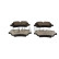 Bromsbeläggssats, skivbroms QP8380C Quaro