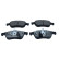Bromsbeläggssats, skivbroms QP8663C Quaro