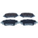 Bromsbeläggssats, skivbroms QP9109 Quaro