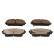Bromsbeläggssats, skivbroms QP9131C Quaro