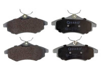 Bromsbeläggssats, skivbroms QP9380 Quaro