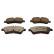 Bromsbeläggssats, skivbroms QP9385C Quaro