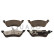 Bromsbeläggssats, skivbroms QP9698C Quaro