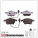 Bromsbeläggssats, skivbroms rd:z 23018.900.1 Zimmermann, miniatyr 2
