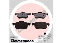 Bromsbeläggssats, skivbroms rd:z 23073.990.1 Zimmermann