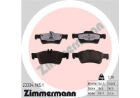 Bromsbeläggssats, skivbroms rd:z 23334.965.1 Zimmermann
