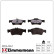 Bromsbeläggssats, skivbroms rd:z 23334.965.1 Zimmermann, miniatyr 2