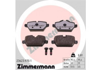 Bromsbeläggssats, skivbroms rd:z 23623.970.1 Zimmermann