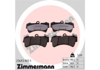 Bromsbeläggssats, skivbroms rd:z 23693.965.1 Zimmermann