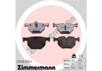 Bromsbeläggssats, skivbroms rd:z 23732.970.1 Zimmermann