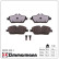 Bromsbeläggssats, skivbroms rd:z 23915.975.1 Zimmermann, miniatyr 2