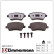 Bromsbeläggssats, skivbroms rd:z 23973.975.1 Zimmermann, miniatyr 2